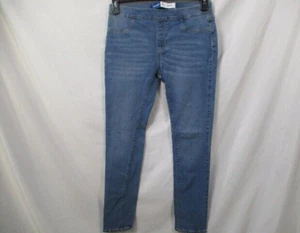 Old Navy Girls Jeans 18 XXL Blue Skinny Whisker Cotton Denim Pull On Stretch - Picture 1 of 10