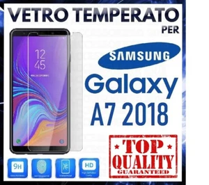 Pellicola in VETRO TEMPERATO per SAMSUNG GALAXY A7 2018 Proteggi Schermo A750F - Zdjęcie 1 z 1