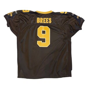 Authentic Drew Brees New Orleans Saints Size 58 Reebok Stitched Football Jersey - Picture 1 of 7