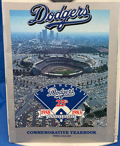 LA Dodgers 1983 Yearbook Tommy Lasorda Fernando Valenzuela Steve Sax Dusty Baker