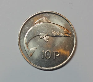 IRELAND : IRISH TENPENCE 1980 UNC. KM 23. - Picture 1 of 3
