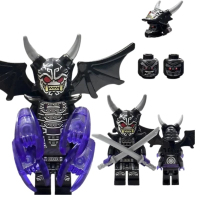 MOC Lego Minifig Figurine: Ninjago Garmadon (Oni Form) Fast Shipping - Image 1 of 4