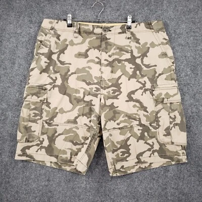 Pantalones Cortos Carga Arizona De Colección Para Hombres 38 Beige Camuflaje Ejército Militar Camuflaje Y2K Foto 1 de 4