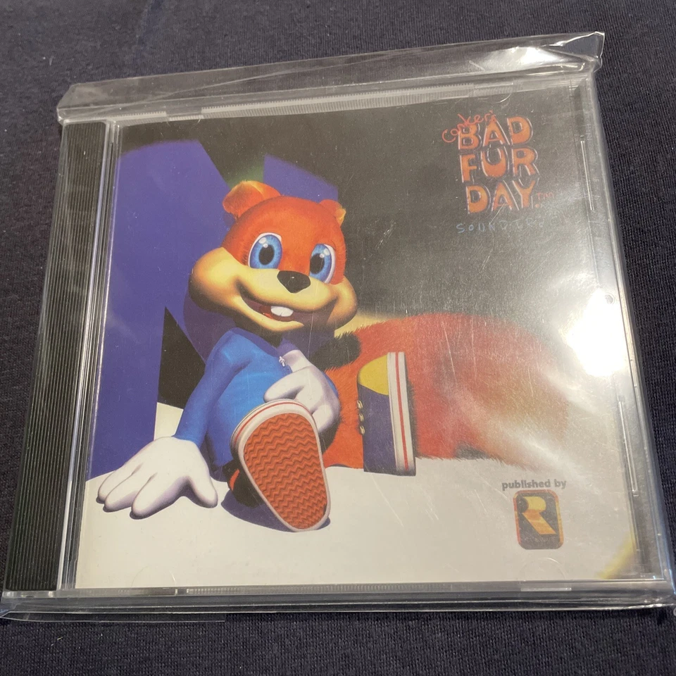Original 2001 Conker's Bad Fur Day Video Game Soundtrack CD Nintendo 64 RARE OOP - Bild 1 von 2