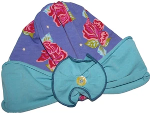 MATiLDA JANE Fall 2013 Paint by Numbers Bella Beanie hat 3D flower M/L rare HTF - Picture 1 of 4