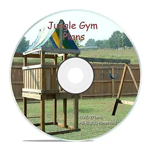 HOW TO BUILD A BACKYARD PLAYGROUND FORT SWINGSET, CAD DESIGNED ACCURATE CD - Picture 1 of 1