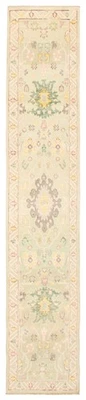 2'5" x 12'5" Vintage Hand-knotted Runner Rug Traditional Oriental Wool Carpet - Image 1 of 4