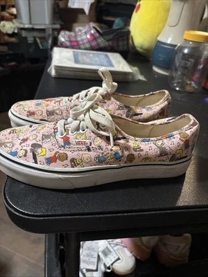 Zapatillas Peanuts Gang Baile Fiesta Rosa Furgonetas Talla 6.5 Foto 1 de 4