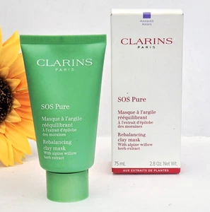 CLARINS SOS Pure Rebalancing Clay Mask 75ml For Oily & Combination Skin RRP £34 - Picture 1 of 1