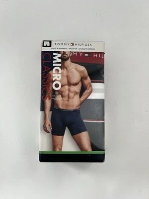 PACK DE 3 CALZONCILLOS BOXER MICRO CLÁSICOS TOMMY HILFIGER ROPA INTERIOR" Azul Marino Hombres N Foto 1 de 4