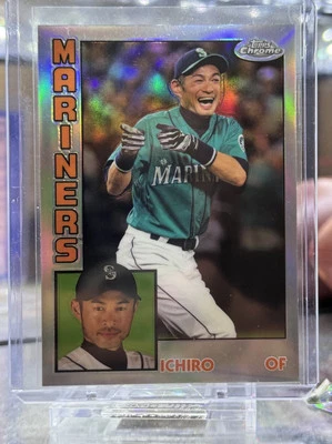 2019 Topps Chrome - 1984 Topps Refractor #84TC-14 Ichiro Suzuki HOF - Image 1 of 4