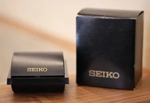 Vintage Uhrenbox - Seiko - Goldschrift - Bild 1 von 5