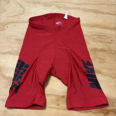 Pantalones Cortos Nike Para Hombres Grandes Deletreados Acolchados Bicicleta Ciclismo Spandex EE. UU. De Colección Años 90 Foto 1 de 4