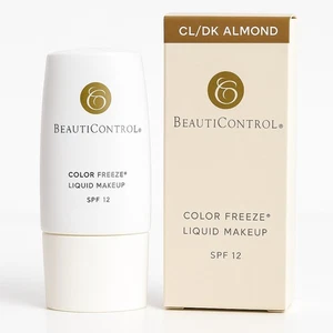 BeautiControl Color Freeze Liquid Makeup SPF 12 CL DK Almond Oil Free Foundation - Picture 1 of 8
