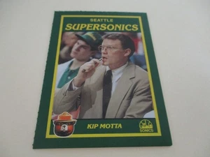 KIP MOTTA 1990-91 SMOKEY THE BEAR CARD SEATTLE SUPERSONICS NNO FREE SHIP COACH - Picture 1 of 1