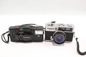 Vintage Compact Point & Shoot Film Cameras Inc Olympus 35 ED & Olympus XA2 x 2 - Picture 1 of 7