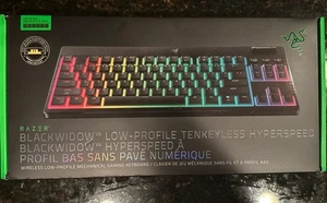 Razer BlackWidow V4 Low-profile Tenkeyless HyperSpeed Wireless Mechanical Gaming - Picture 1 of 3