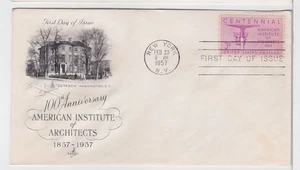 TurtlesTradingPost - American Institute of Architects #1089- 1957 Artcraft FDC - Picture 1 of 1