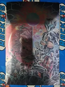 Silverhawk #1 Dynamite 2025 1:15 CVR U Stoke Foil Virgin Variant - Picture 1 of 12