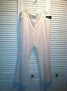 NWT! Apostrophe Vanessa Shapely Classic Cream Womens Pants ~Size 12P~Boot cut - Picture 1 of 4
