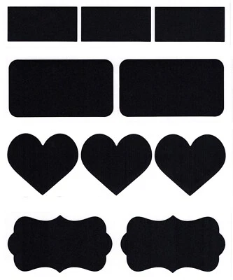 Tafelfolien-Sticker Etiketten, Sticker zum Beschriften, Einmachgläser, Aufkleber - Bild 1 von 3