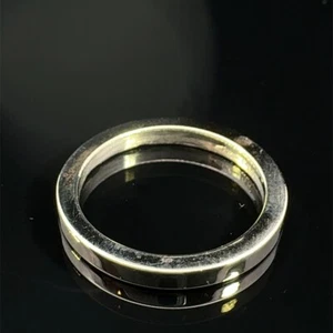 14K Weißgold 2,3 mm breites schlichtes Band 3,4 Gramm Größe: 6,25 (WCP031679) - Bild 1 von 2