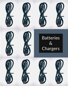 10x NEW Micro USB Charging Cables | Sync Chargers Data Cords Black 