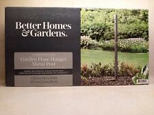 Garden Water Hose Hanger Metal Post Better Homes & Gardens New Oil Rubbed NIB