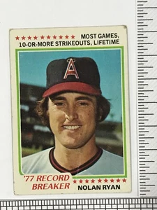 1978 Topps Nolan Ryan #6 California Angels Record Breaker - Picture 1 of 2