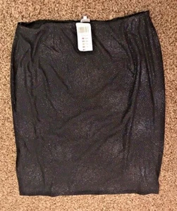 BLACK SPARKLE SKIRT SIZE 24 BNWT EVENING PARTY SPECIAL OCCASION ETAM PLUS SIZE - Picture 1 of 2