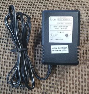 Icom Model 825Ag4426 Ac Adapter/Charger, Output Dc12V 1.0A Working, Japan, Used