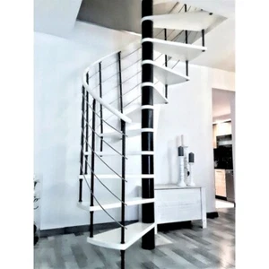 Interior VENEZIA Spiral Staircase Black White 120cm - Picture 1 of 5