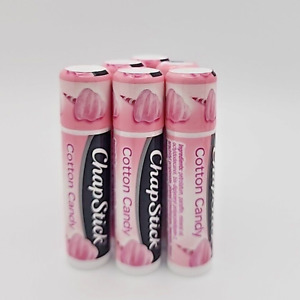 Chapstick Cotton Candy Flavored Lip Balm 6 Tubes .15oz