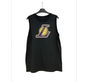 Men’s Black Lakers Vest Size S NBA Basketball Vest Sleeveless Sports Jersey - Picture 1 of 5