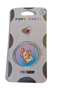PopSockets Cheeky Corgi Phone Grip & Stand With Swappable Top -PopGrip - Picture 1 of 2