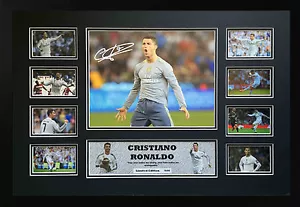 CRISTIANO RONALDO SIGNED LIMITED EDITION FRAMED MEMORABILIA - Picture 1 of 3