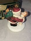 Merck Family?s Old World Christmas Santa With Child Small Figurine