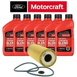 Motorcraft 5W-30 Oil Change Kit For 2015+ Ford Bronco/F-150 2.7L EcoBoost - Picture 1 of 3