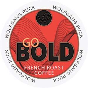 Wolfgang Puck Go Bold French Roast Coffee 24 to 192 K cups Pick Size FREE SHIP