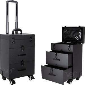 Ver Beauty Rolling Nail Case and Makeup Case Organizer Storage with Drawers