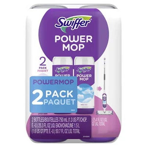 Swiffer Power Mop Refill, Tile, Vinyl, Laminate, Wood, Floor Cleaner, 50.6oz - Picture 1 of 10