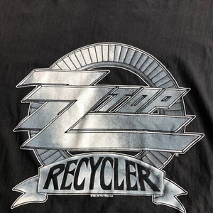 Vtg ZZ Top Recycler World Tour 1991 T Shirt Mens L Band Tee France single Stitch - Picture 1 of 10