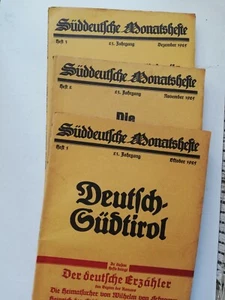 Süddeutsche Monatshefte Heft 1 - 3; 23. Jahrgang 1925 - Picture 1 of 4
