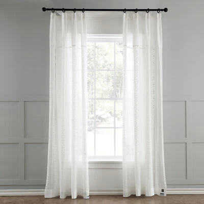 Hansure Lacino lace curtain drape - white - Image 1 of 4