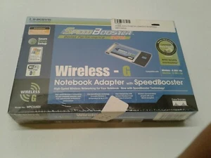 Linksys WPC54GS V2 Wireless G Notebook Network WiFi Adapter with SpeedBooster - Picture 1 of 3