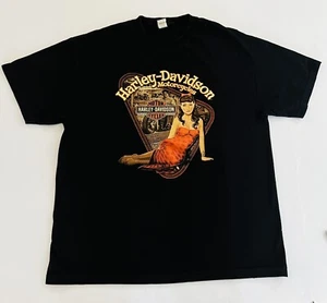 VTG 2016 Harley Davidson Men’s XL Blk Tee~Quaid HD, Loma Linda, CA~Nice!!! - Picture 1 of 7
