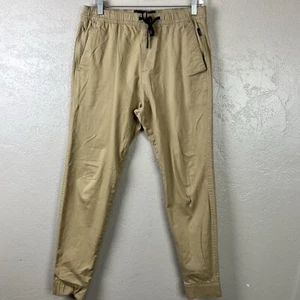 Pantalones de chándal Hollister para hombre pequeños cintura elástica con cordón tostados - Imagen 1 de 17