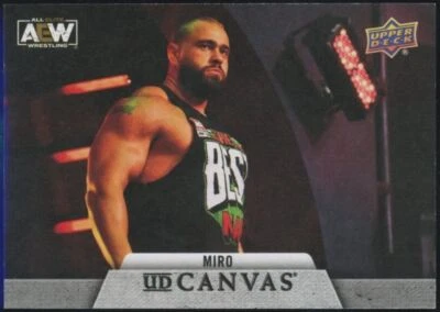 2021 Upper Deck AEW First Edition Miro UD Canvas Insert #C-8 - Image 1 of 2