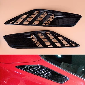 Seite Hinten Luftauslass Abdeckung Blende Für Chevrolet Corvette C7 14-18 - Picture 1 of 6