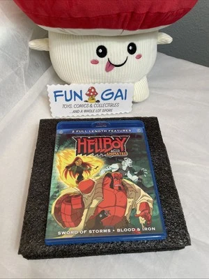 HELLBOY Animated (2 Full Length Features) Sword Of Storms + Blood & Iron Blu-Ray - Image 1 of 4